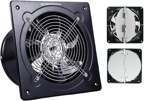 750W Explosion Proof Fan Industrial Axial Air Blower Fan,Through Wall Extractor Exhaust Ventilation Fan for Kitchen, Shopping Mall and Office(4-16 Inch)