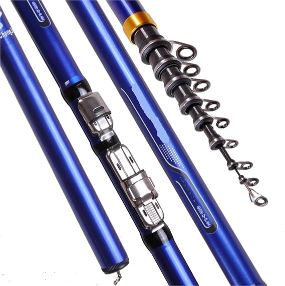 Carbon Fiber 3.6M 4.5M 5.4M 6.30M Spinning Fishing Rod Power Telescopic Rock Fishing Rod Carp Feeder Rod Surf Spinning Rod