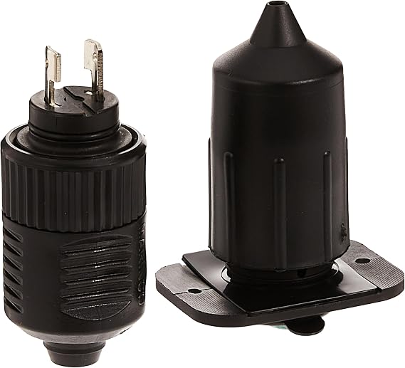 Scotty #2125 12V Downrigger & Puller Receptacle and Plug from Marinco | Downrigger Power Components