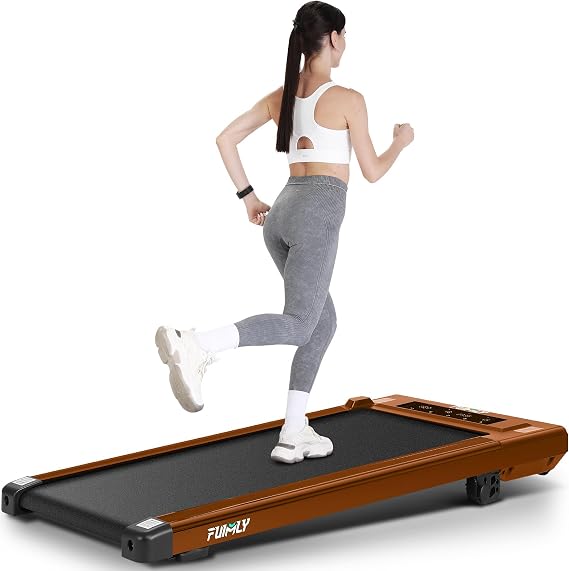 ANCHEER Walking Pads, 2 in 1 Under Desk Treadmill 2.5HP Compact Running Machine with Remote Control, 300lbs Weight Capacity for Home/Gym/Office,Ultra-Quiet, Installation-Free