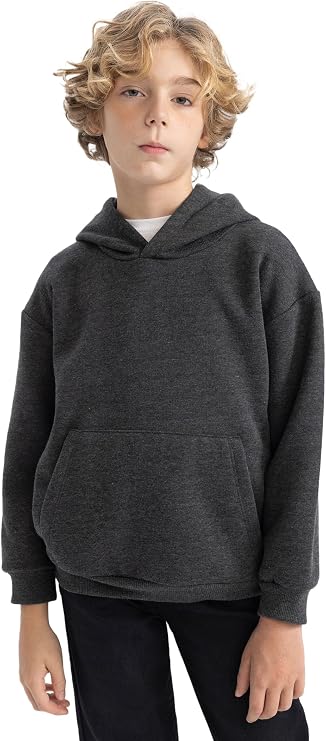 DeFacto Erkek Çocuk Regular Fit Kapüşonlu Sweatshirt