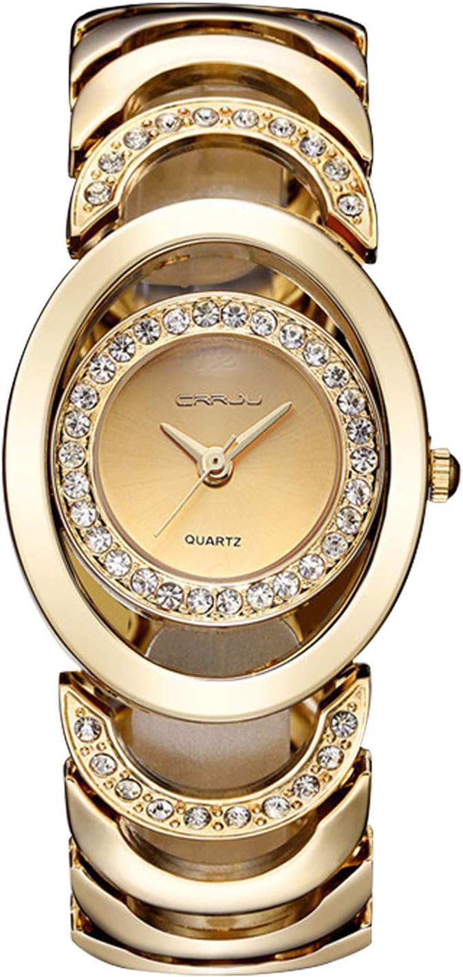 rorios Fashion Womens Watches Stainless Steel Simulated Diamond Dial Womens Watch Wrist Watches for Women Ladies Watch