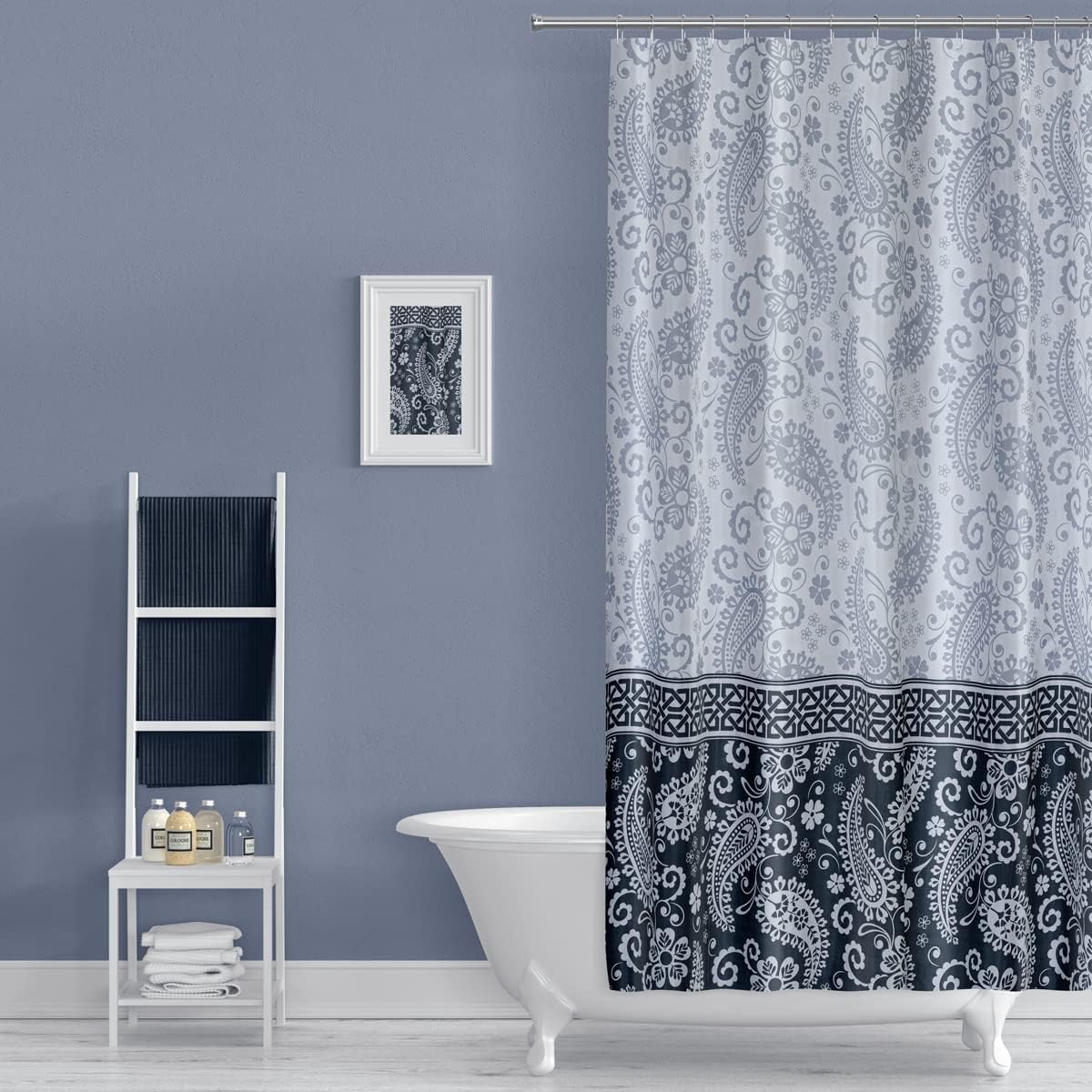 Evdy Zethome Bathroom Shower Curtain 2102 Single Wing 1x110x200