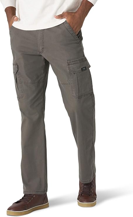 Wrangler Authentics Men's Relaxed Fit Stretch Cargo Pant Casual Pants