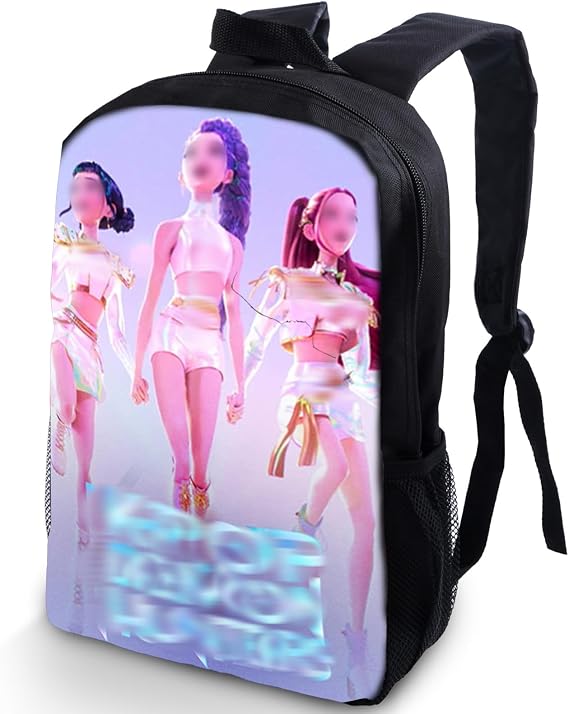 Demon School Bag, 14.5inch Cool Backpack Boys Girls, Kids Lightweight School Bag, Children Rucksack Casual Travel Bag, Adjustable Straps
