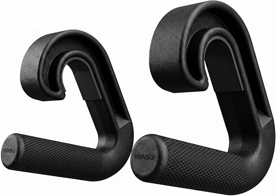 KENSUI Swissies Neutral Grip Handles, Pull Up Bar Grips for Rows, LAT Pulldowns & Cable Attachments