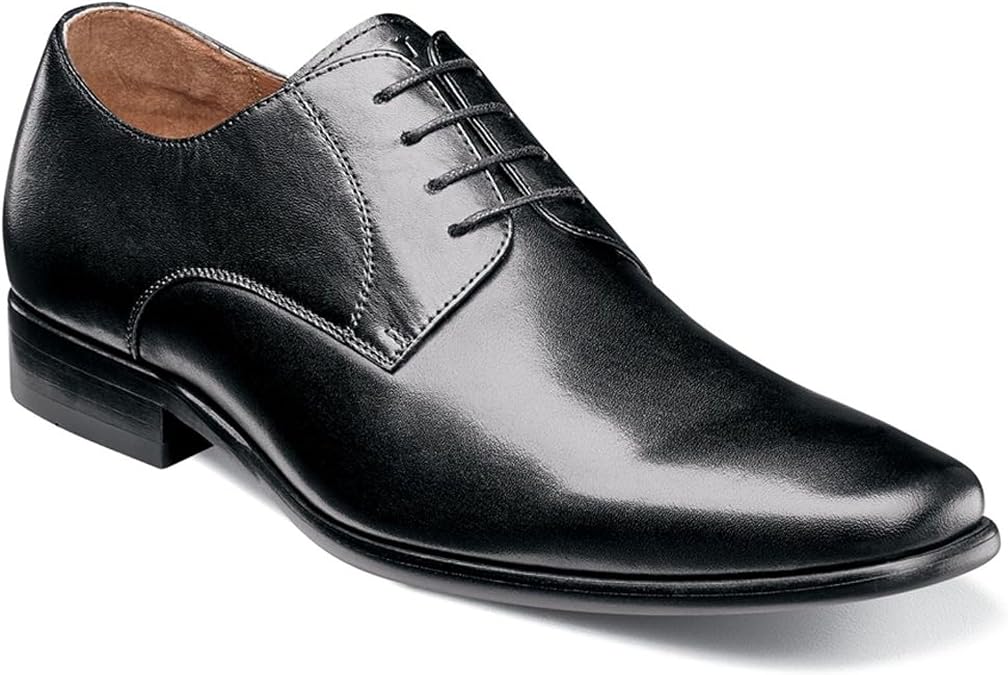 Florsheim Postino Plain Toe Oxford Men's Oxford, 9.5 D(M) US, Black-Black