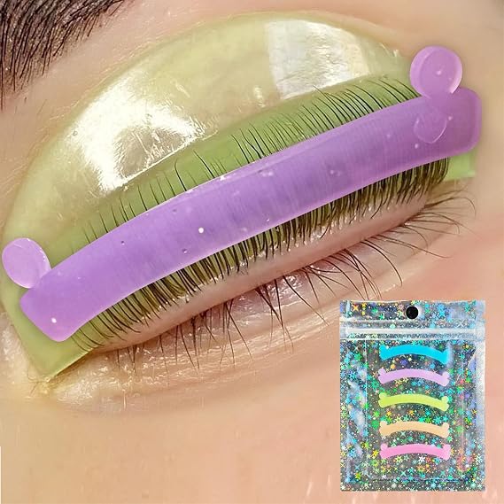 PERMANIA Lash Lift Ribbon, 5 Pcs Silicone Eyelash Rods Ribbon Soft Colorful | Lash Lift Tool Flexible Perm Roller Multi-Functional for Eyelash Lifting