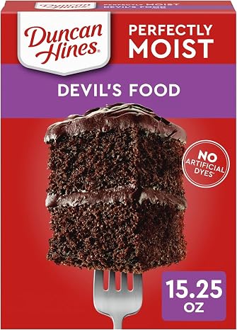 Duncan Hines Devil's Food Cake Mix, 15.25 oz. (Pack of 5)