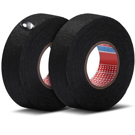 Outus Cloth Electrical Wiring Harness Tape, 2 Roll, 3/4 Inch X 49.2 ft