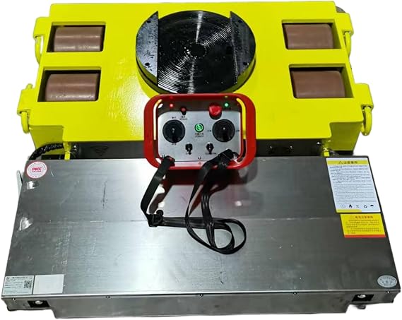 Upgraded -27.56s.t. Heavy Duty Electric Machine Dolly Skate Kit, Includes an Industrial-Grade Wireless Remote Control. Suitable for Transporting Large Machinery Equipment.