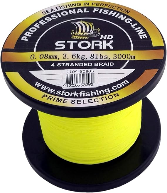 Stork HD 4-Way Braided Fishing Line 3000 m