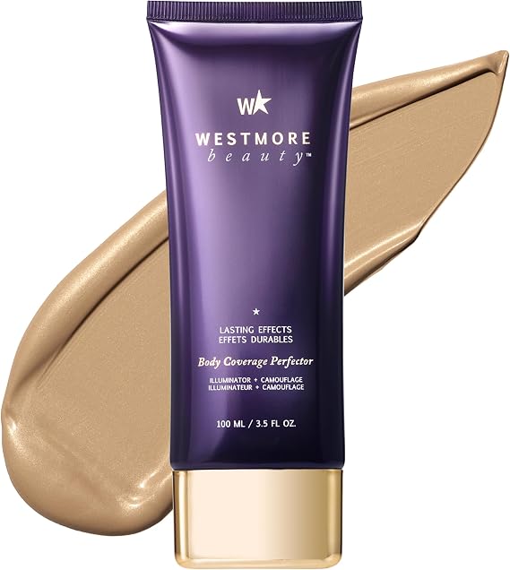 Westmore Beauty Body Coverage Perfector/illuminator Shade Golden Radiance + Mitt
