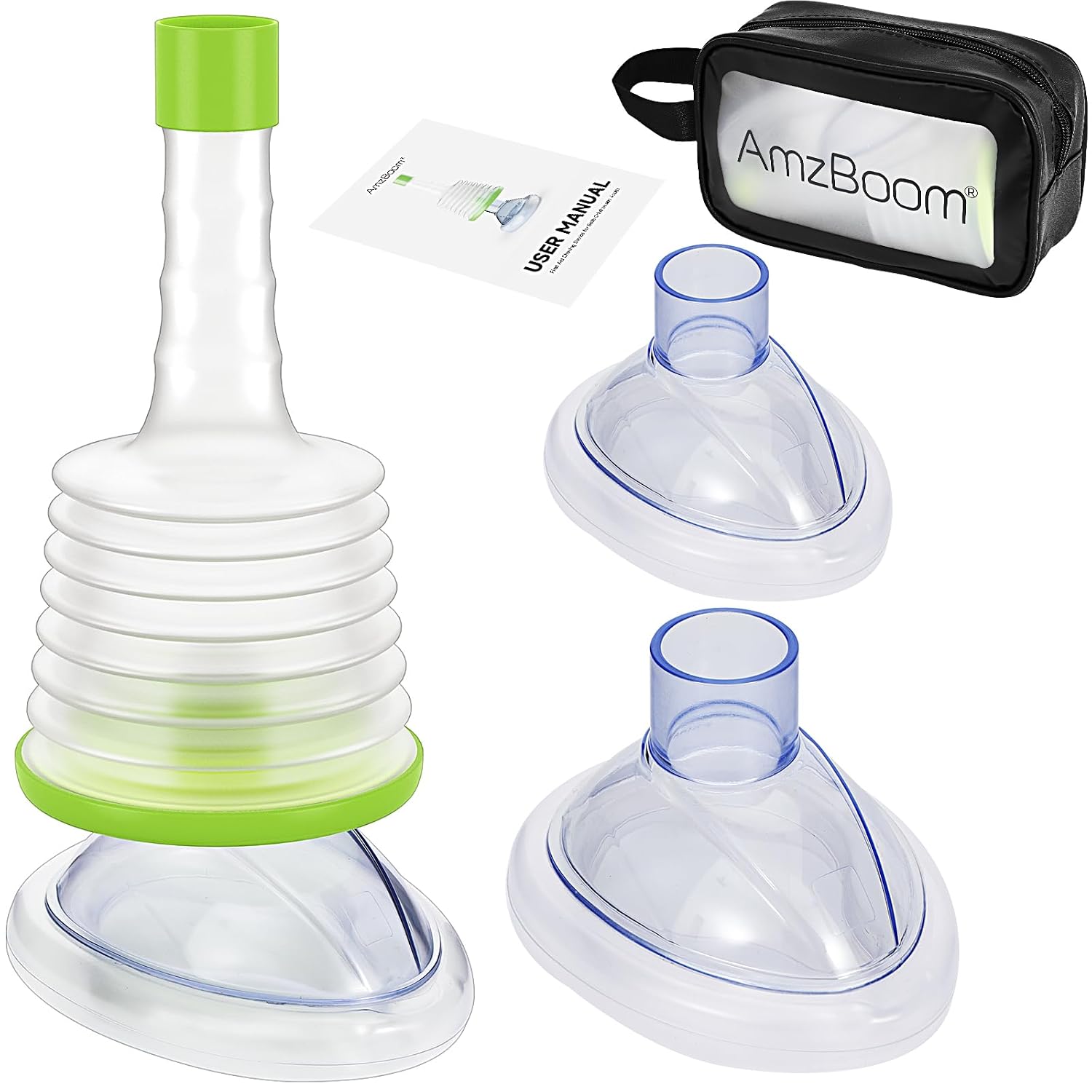 Choking Rescue Device – Portable Anti-Choking Suction Device with 3 Mask Sizes, Lightweight & Easy to Use – Essential Life-Saving Kit for Kids & Adults