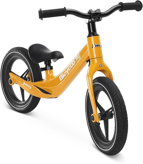 Joovy Bicycoo Mg Balance Bike, Toddler Bike, Goldy