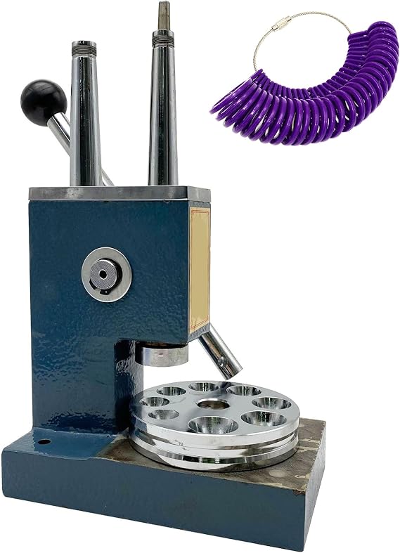 Professional Ring Stretcher and Reducer for Sizing Plain Bands, Efficient Jewelry Tool with Weighted Base, Adjustable Sizing