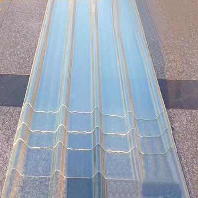 Clear Roofing Panel,2mm Corrugated Roofing Sheets,3457111316 Pcs,Insulating Roofing Cladding Panel,Sun Roofing Tiles Fiberglass Daylighting Panels,Rainproof Carport 35x31in,4 pcs