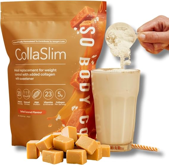 CollaSlim | Marine Collagen Meal Replacement | Salted Caramel | 20 Servings