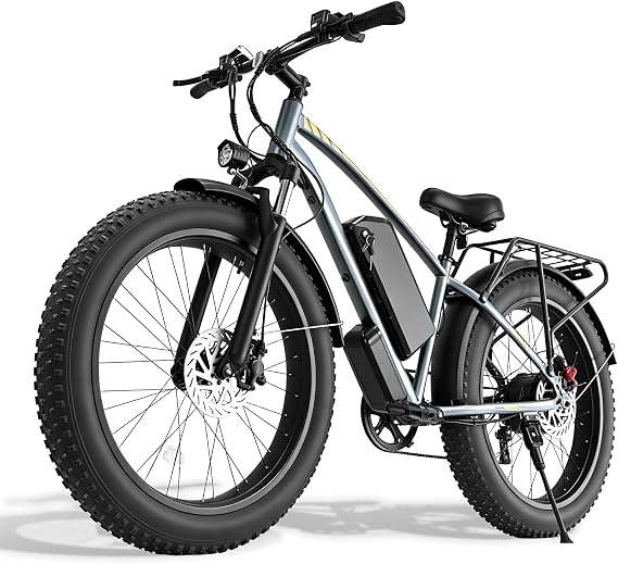 Electric Bike for Adults, 1500W Peak Motor Up to 85 Miles 26" Fat Tire