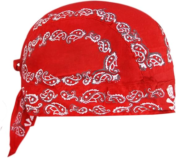 Skull Cap Cycling Helmet Liner Head Wrap Scarf Pirate Hat Bandana Running Beanie