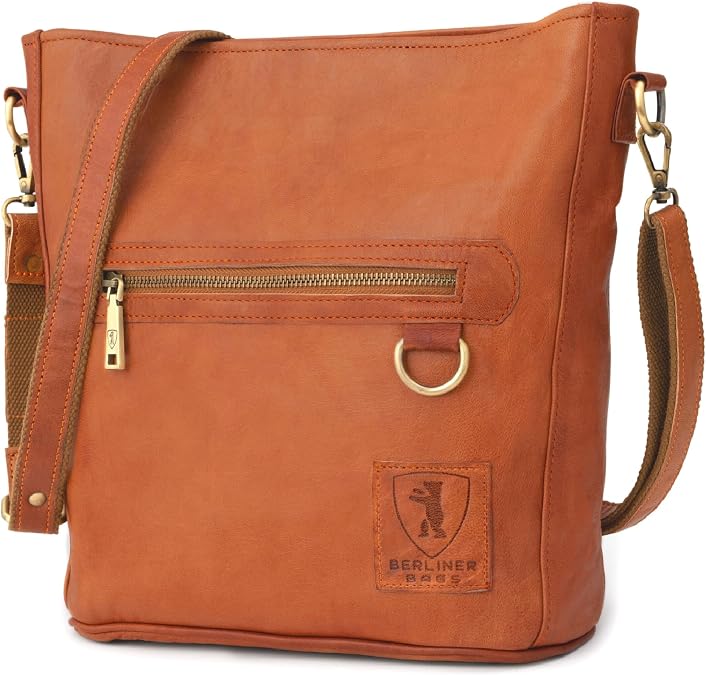 BERLINER BAGS Genuine Leather Crossbody Purses For Women Siena