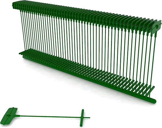Kenco 1 Inch Standard Tagging Attachments, 1-in Fasteners for Tagging Retail, Consignment and Manufacturing - 5,000 Pieces Per Box 50 per Clip (1 Box 5,000 Fasteners, Green)