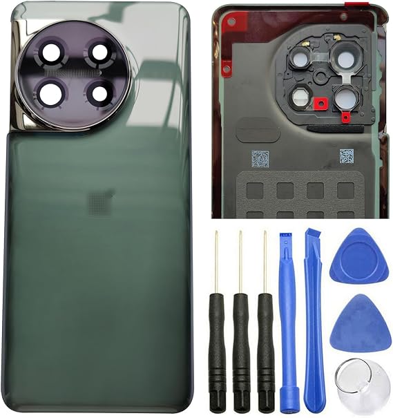 ubrokeifixit for OnePlus 11 Rear Back Glass Door Cover Replacement for OnePlus 11 PHB110 CPH2449 CPH2447 6.7" 2023 (1+11 Green)