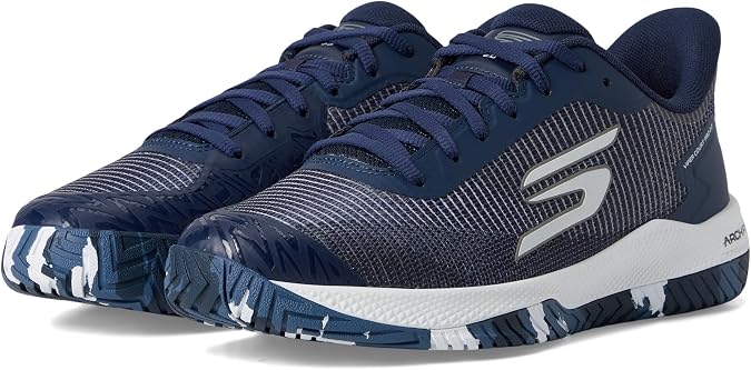 Skechers Men's Viper Court Pro 2.0 Trainers, Navy blue, 8.5 UK