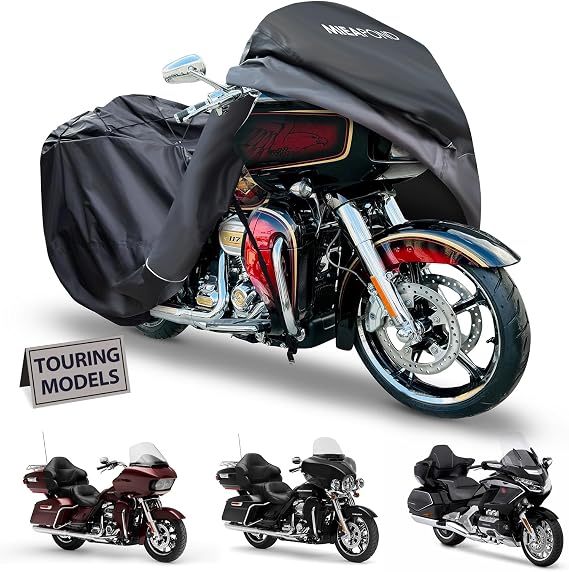 Motorcycle Cover for Harley Davidson Touring Waterproof Heavy Duty