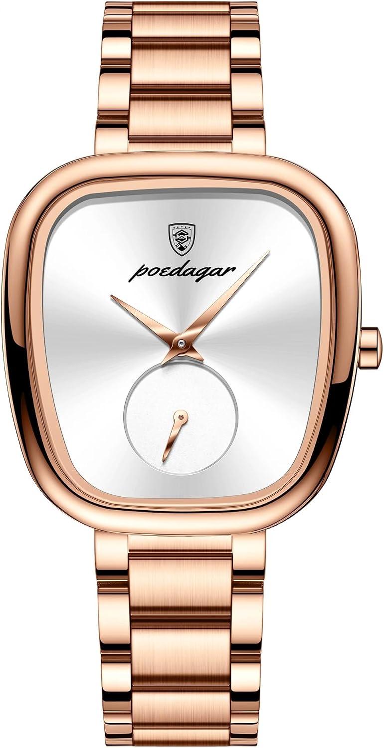 Luxury Ladies Watch Stainless Steel Waterproof Quartz Watch for Woman Female Clock Casual Wrist Waterproof Elegant Womens Watches