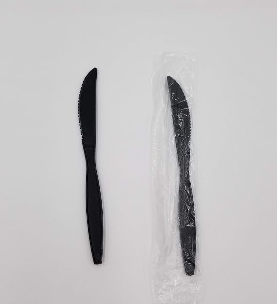 Individually Wrapped Heavy Weight Plastic Knife (pp) 200 Count [wp2kbx2] (200)