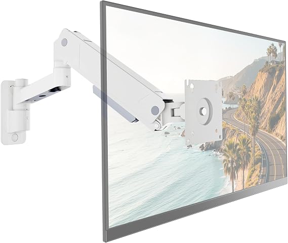 monTEK Heavy Duty Monitor Wall Mount for 17-45" Screens, Holds 35 Lbs