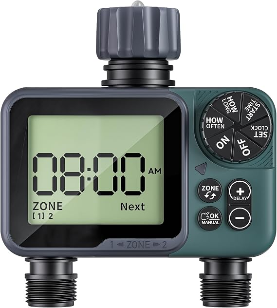 Sprinkler Timer, Programmable Hose Timer for Automatic Watering