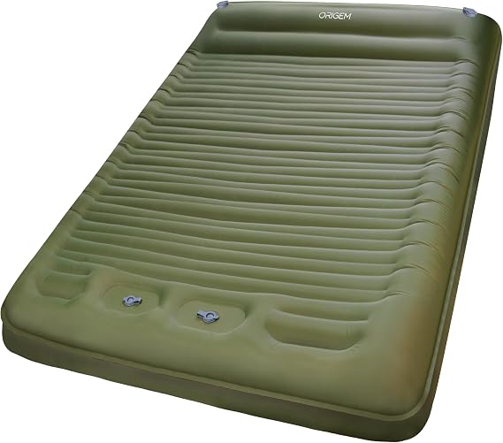 Origem 14Cm Extra Thick & Wide Self Inflating Camping Sleeping Mat Double