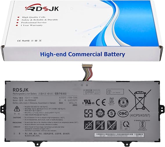 AA-PBSN4AF Laptop Battery for Samsung NP930SBE NP930SBE-K01CN NP930SBE-K02HK NP930SBE-K03CN NT930SBE NT930SBE-K28A NT930SBE-K38 NT930SBE-KT3W NP730QCJ NP730QCJ-K01US NP730QDA NP730QDA-KA1US 15.4V 54Wh