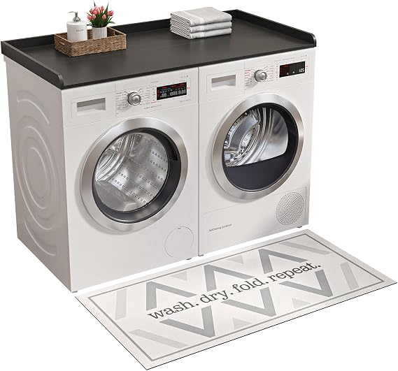 Furnaza Washer and Dryer Countertop 54" x 27.5" with Ironing Mat