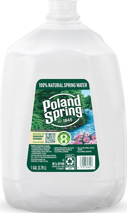 Poland Spring Maine Spring Bottled Water - 1 Gallon
