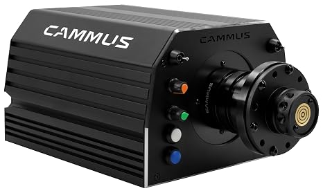 CAMMUS DDWB 15Nm, Wheelbase Racing Simulator Direct, Servo Motor, Direct Drive System, Maximum Torque 15Nm, Real Racing Experience, Cloud-based App Control, Easy Installation.