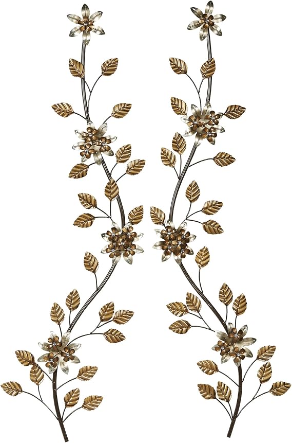 Touch of Class Bellissa Vining Metallic Wall Art Set
