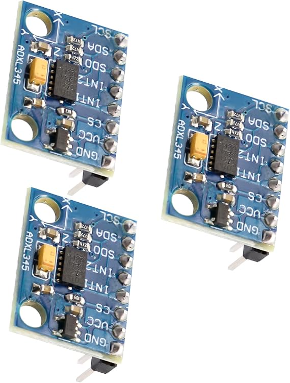 GY-291 ADXL345 Accelerometer Binghe ADXL345 Accelerometer 3-Axis GY-291 Digital Gravity Sensor Module IIC/SPI Transmission Acceleration Tilt Compatible with Arduino with Raspberry Pi
