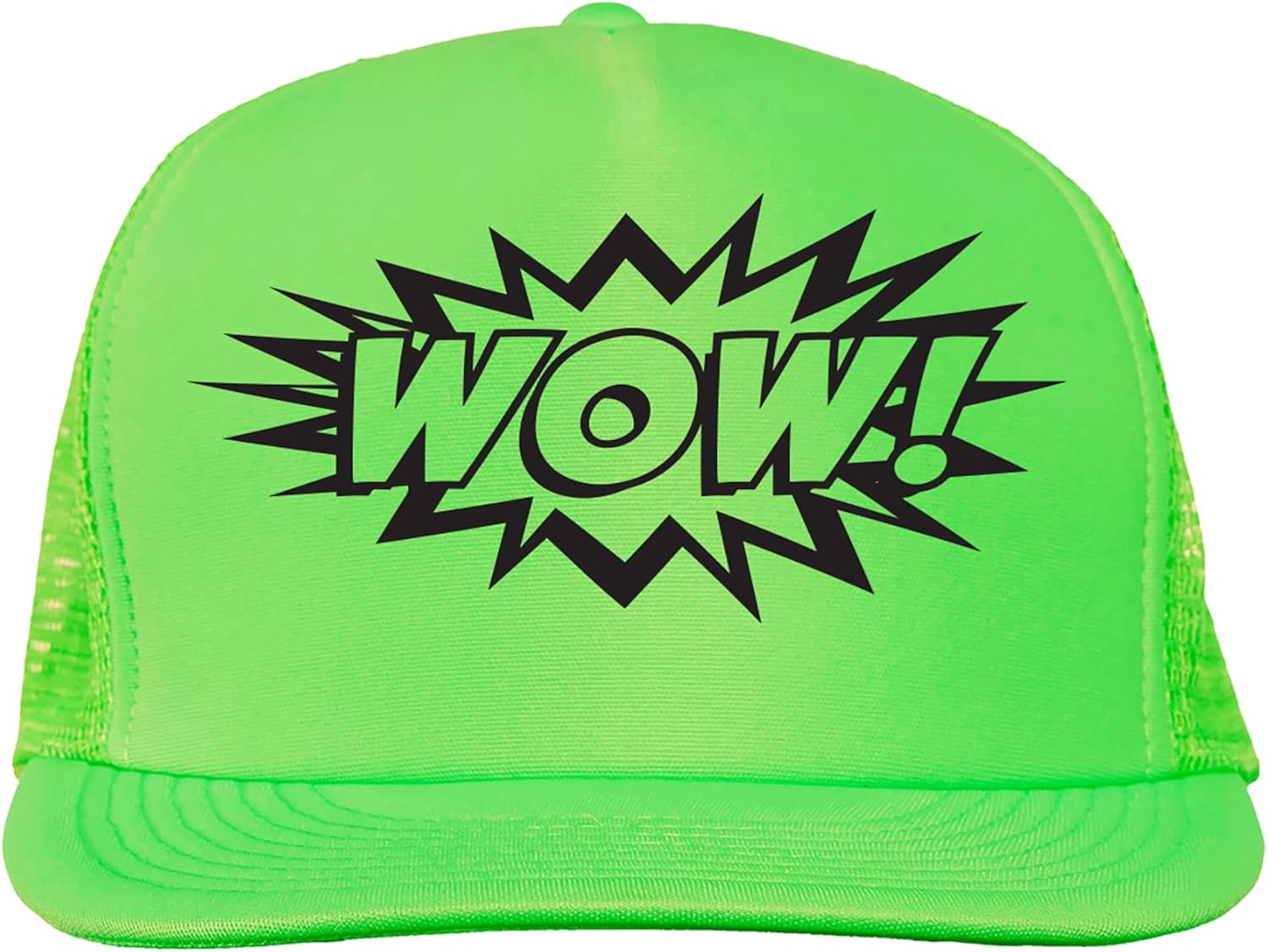 Wow! Neon Truckers mesh snap Back hat