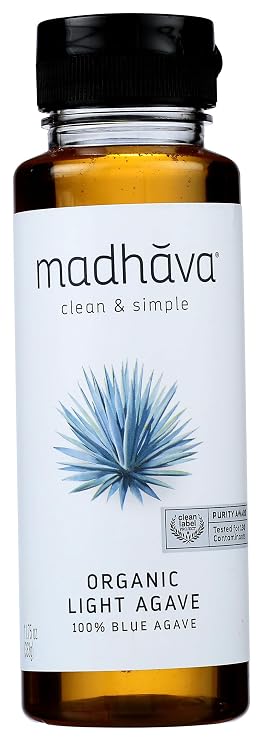 Madhava Agave Nectar, Light, 11.75 oz