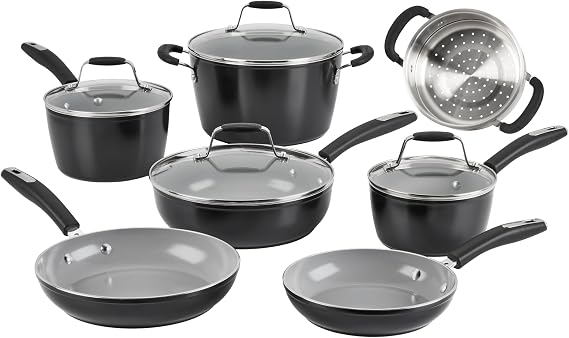 Cuisinart, 11-Pc IntermixTM Ceramic Nonstick Set, 59SB-11BK
