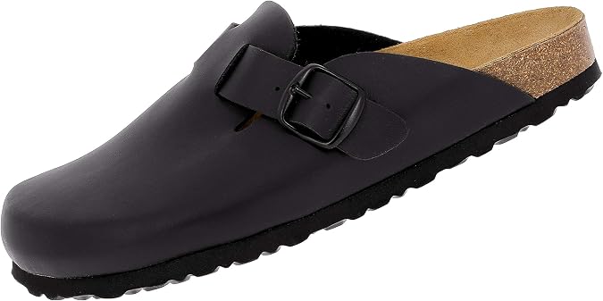 Lico Men's Bioline ClogMules, Black, 16 UK