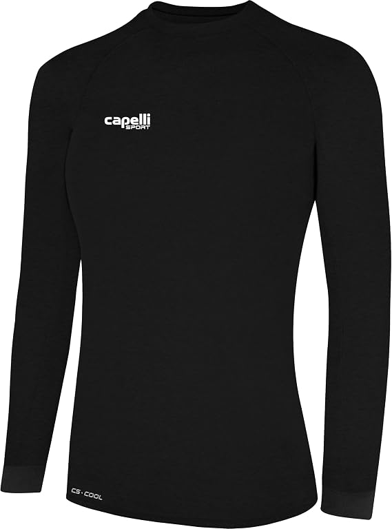 Capelli Sport Women's Women's Workout Top, Long Sleeve Crew Neck Exercise Training Jersey