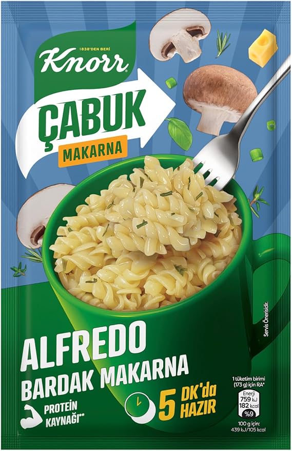 Knorr Çabuk Makarna Alfredo Bardak Makarna 48 Gram