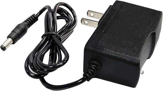 DC 6V 2A Power Supply Adapter | 100-240V AC Input, 5.5x2.5mm Connector, US Plug, AC/DC Transformer