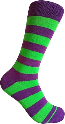 Triple M Plus Mens Groomsmen Wedding|Party Events|Gala Collection Stripe Dress socks