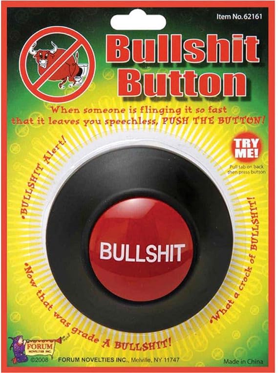 Forum Novelties Bullshit Button