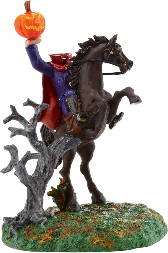 Department 56 Snow Village Accessories Halloween The Headless Horseman Figurine, 5 Inch, Multicolor